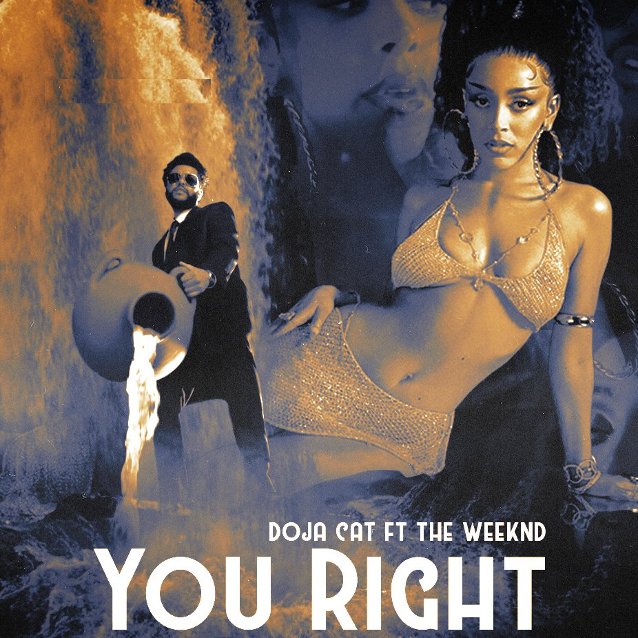 Doja Cat featuring The Weeknd — You Right cover artwork